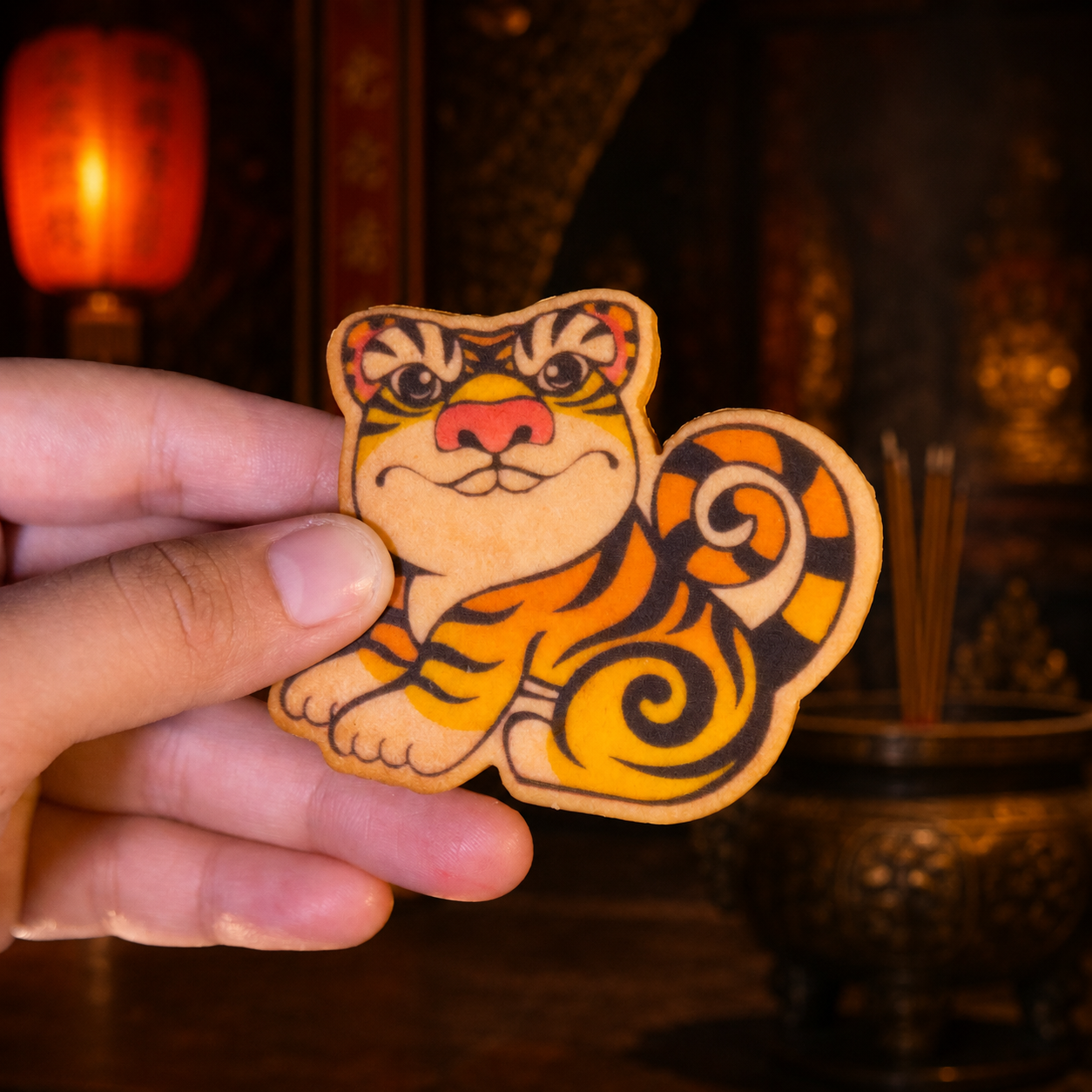 虎爺祝壽造型平安餅(散裝)