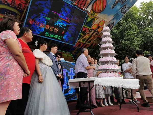 大壽桃祝壽九層蛋糕