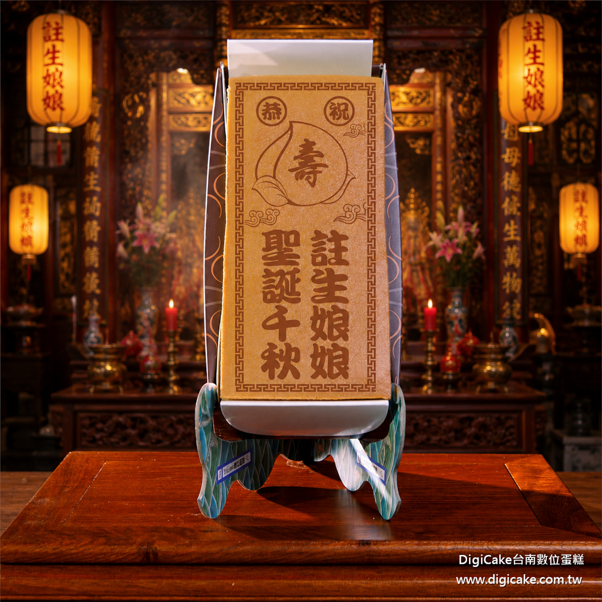 神農大帝祝壽長條蜂蜜蛋糕