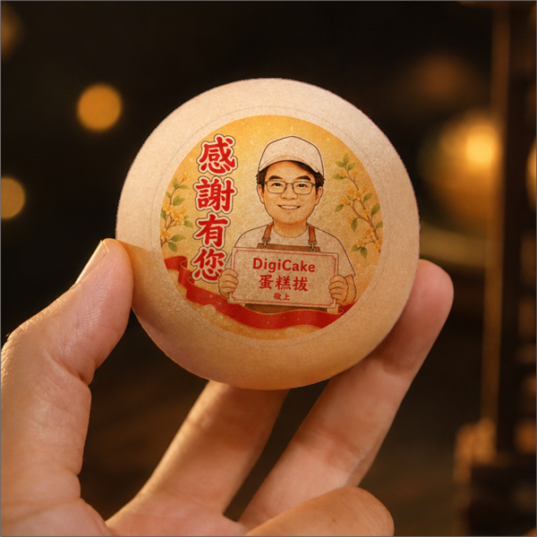 中秋大餅臉Q版椪餅禮盒(六Q版圖客製椪餅)