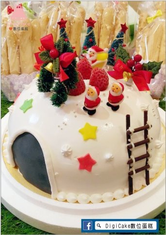 浪漫雪屋 聖誕蛋糕